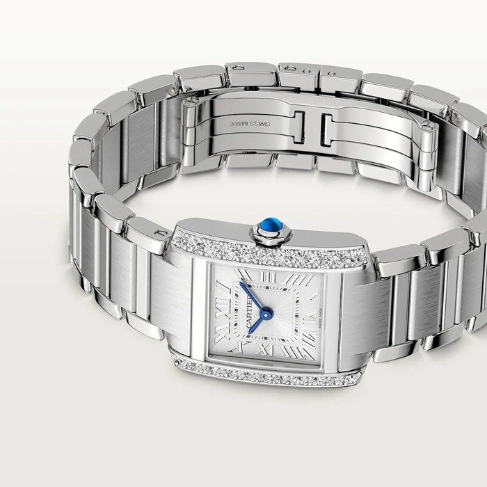 Cartier Tank Francaise Watch Small Model Quartz Movement Steel Case W4TA0029 - Image 5