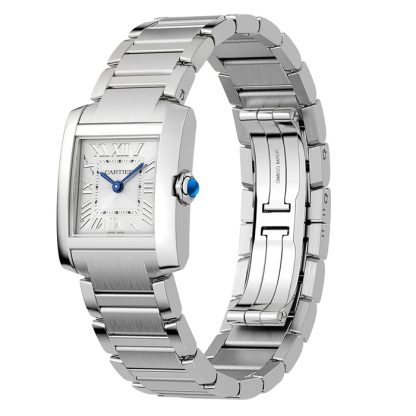 Cartier Tank Française Watch Small Model Quartz Movement Steel WSTA0065 - Image 3
