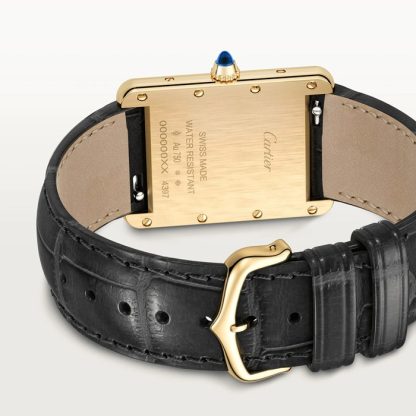 Cartier Tank Louis Cartier Watch Large Model Quartz Movement Yellow Gold WGTA0067 - Image 3