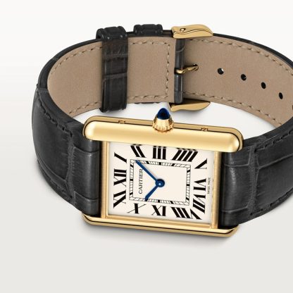 Cartier Tank Louis Cartier Watch Large Model Quartz Movement Yellow Gold WGTA0067 - Image 5
