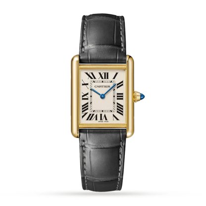 Cartier Tank Louis Cartier Watch Large Model Quartz Movement Yellow Gold WGTA0067