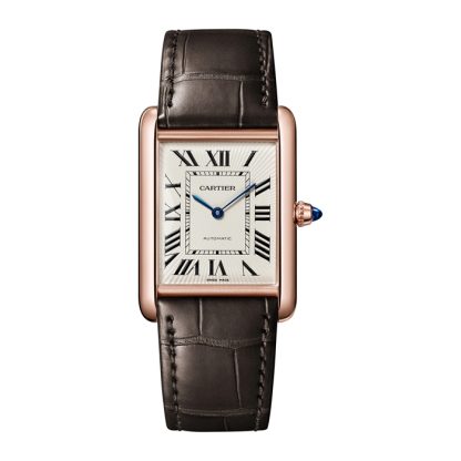 Cartier Tank Louis Cartier watch large model mechanical movement with automatic winding WGTA0346