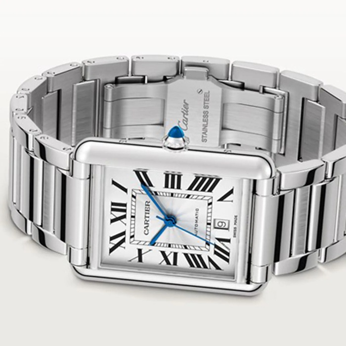 Cartier Tank Must Extra-Large Model Automatic Movement Steel 41mm X 31mm WSTA0053 - Image 4
