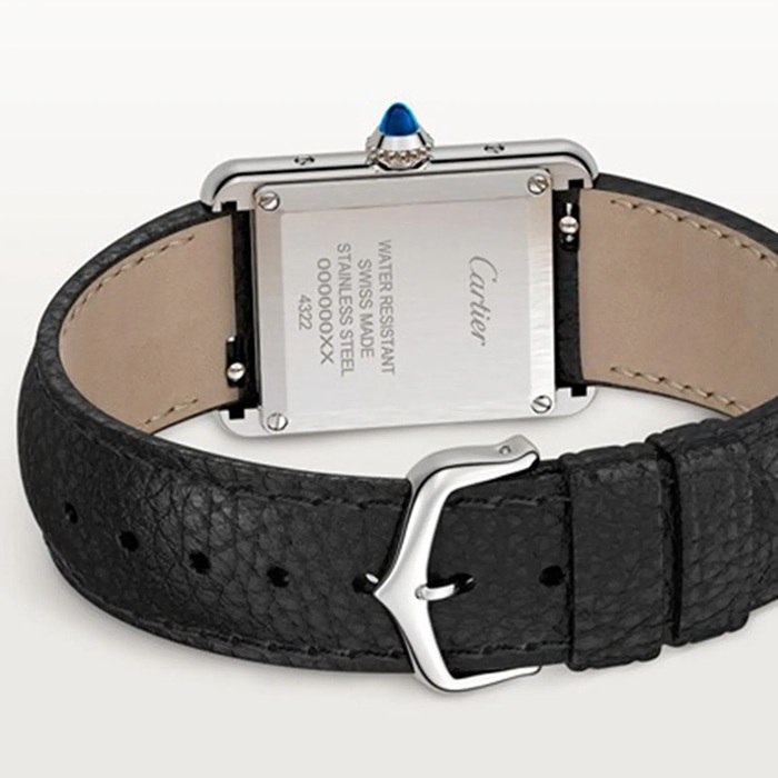 Cartier Tank Must Small Model Quartz Movement Steel Leather WSTA0042 - Image 2