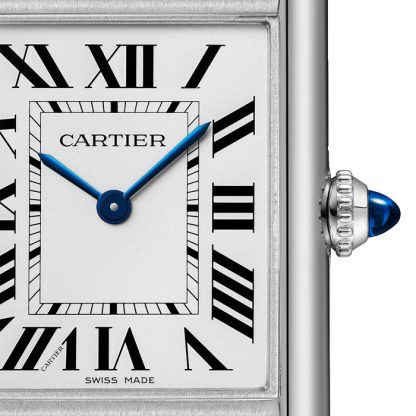 Cartier Tank Must Watch Large Model Photovoltaic SolarBeat™ Movement Steel Case WSTA0090 - Image 2