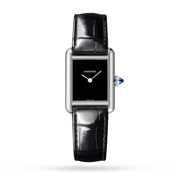 Cartier Tank Must Watch Small Model Quartz Movement Steel Case WSTA0071