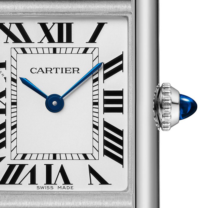 Cartier Tank Must Watch Small Model SolarBeat Photovoltaic Movement Steel Case WSTA0119 - Image 2