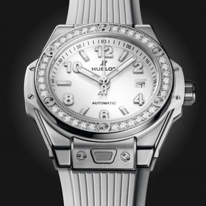 Hublot Big Bang One Click Steel White Diamonds 33mm Watch 485.SE.2010.RW.1204 - Image 2