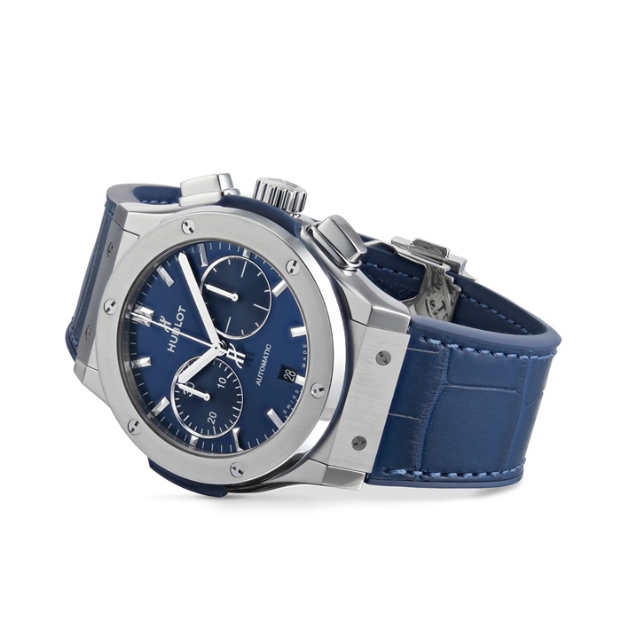 Hublot Classic Fusion Blue Chronograph Titanium 45mm 521.NX.7170.LR - Image 2