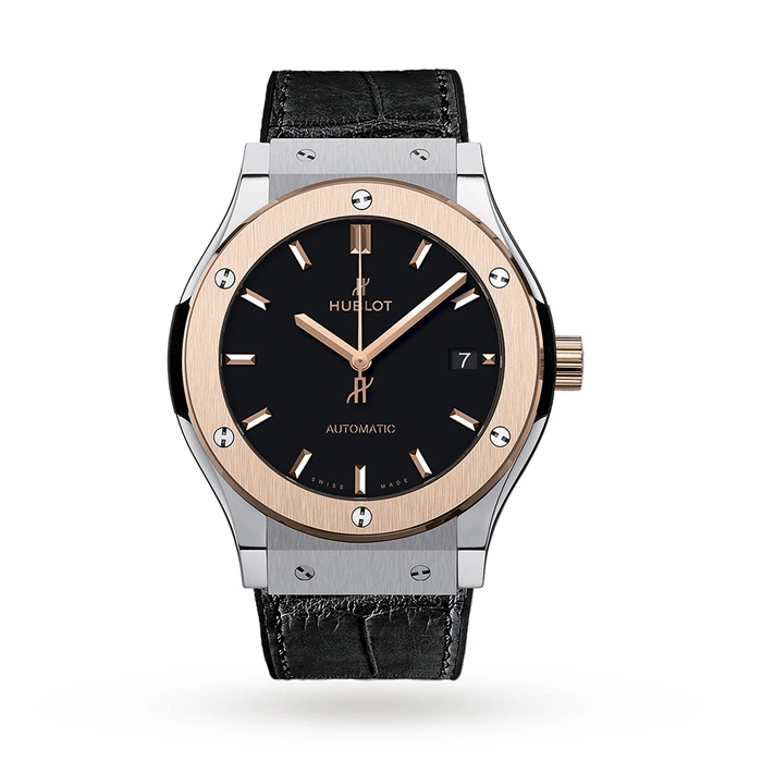 Hublot Classic Fusion Titanium King Gold 45mm Mens Watch 511.NO.1181.LR