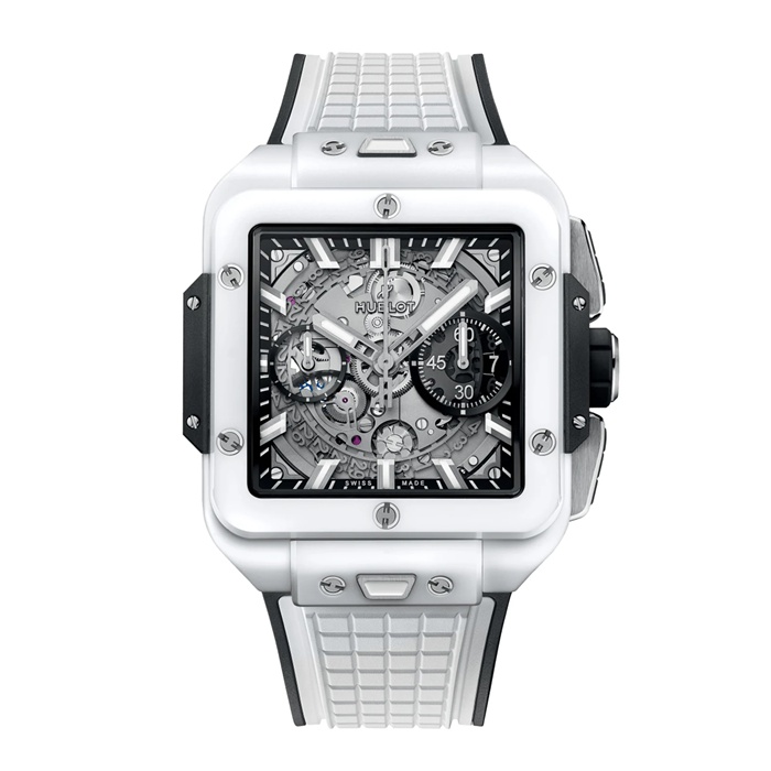 Hublot Square Bang Unico White Ceramic 42mm 821.HX.0170.RX