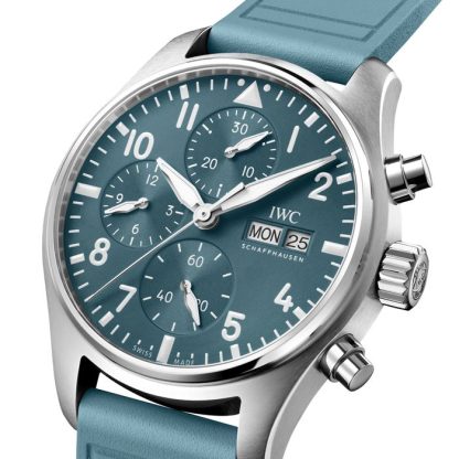IWC Pilot Miramar Top Gun Automatic 41mm Mens Watch Blue Rubber Strap IW388117 - Image 2
