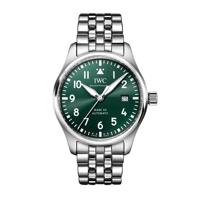 IWC Pilot's Mark XX 40mm Mens Watch Green IW328206