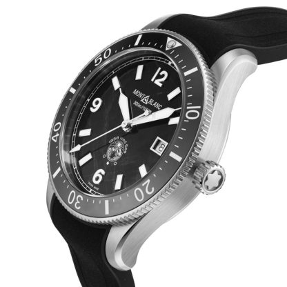 Montblanc 1858 Iced Black Sea 41mm Mens Watch 129372 - Image 5