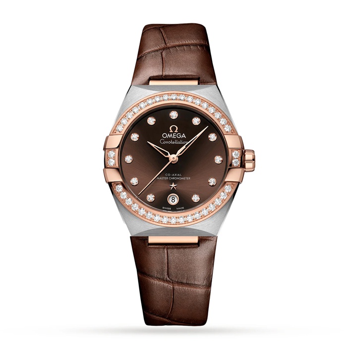 Omega Constellation 36mm Ladies Watch O13128362063001