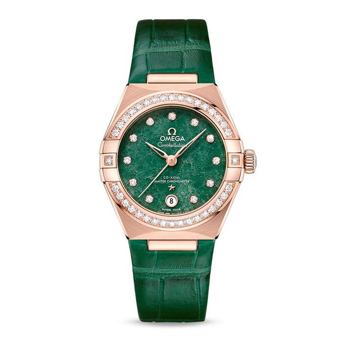 Omega Constellation Co-Axial Master Chronometer 29mm Ladies Watch Green O13158292099004