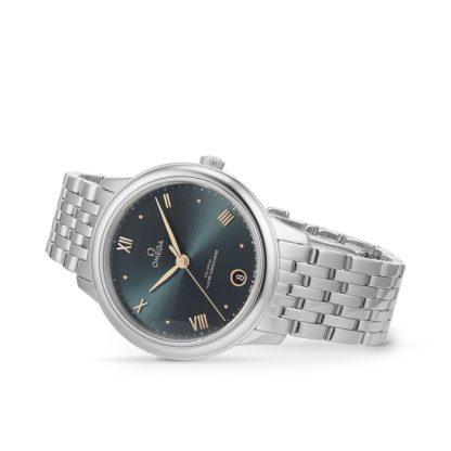 Omega De Ville Prestige Co-Axial Master Chronometer 34mm Ladies Watch Blue O43410342010001 - Image 3