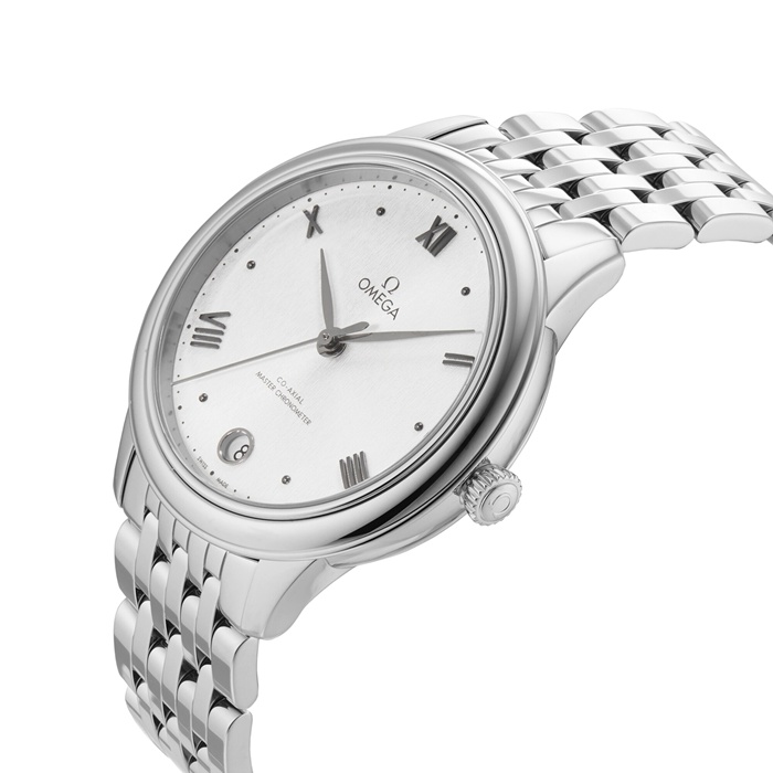 Omega De Ville Prestige Co-Axial Master Chronometer 34mm Ladies Watch Silver O43410342002001 - Image 5