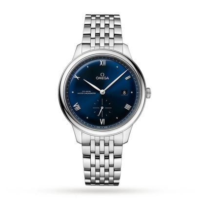 Omega De Ville Prestige Co-Axial Master Chronometer Small Seconds 41mm Mens Watch Blue O43410412003001