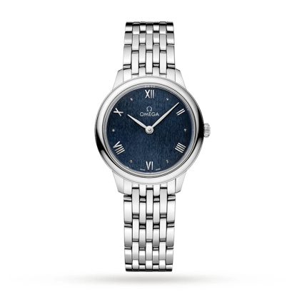 Omega De Ville Prestige Quartz 27.5mm Ladies Watch Blue O43410286003002