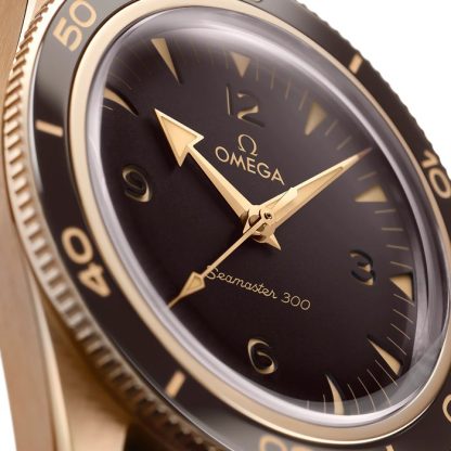 Omega Seamaster 300 Co-Axial Master Chronometer 41mm Bronze Gold O23492412110001 - Image 4