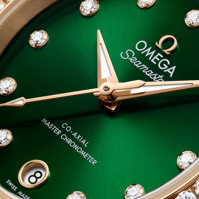 Omega Seamaster Aqua Terra 150M 30mm Ladies Watch Green O22055302060001 - Image 4