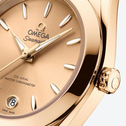 Omega Seamaster Aqua Terra 150M 30mm Ladies Watch Yellow O22050302008001 - Image 4