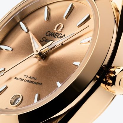 Omega Seamaster Aqua Terra 150M 30mm Ladies Watch Yellow O22050302008001 - Image 5