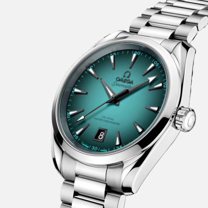 Omega Seamaster Aqua Terra 150M 38mm Mens Watch Turquoise O22010382003005 - Image 2
