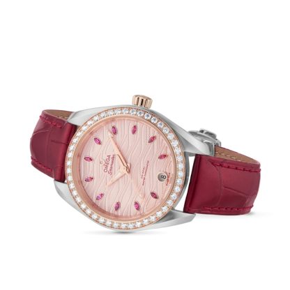 Omega Seamaster Aqua Terra 150M Co-Axial Master Chronometer 34mm Ladies Watch O22028342060001 - Image 3