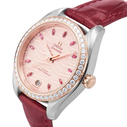 Omega Seamaster Aqua Terra 150M Co-Axial Master Chronometer 34mm Ladies Watch O22028342060001 - Image 5