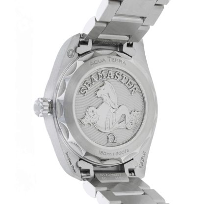 Omega Seamaster Aqua Terra 150M Ladies 28mm Quartz Diamond Dot Watch O22010286055001 - Image 4