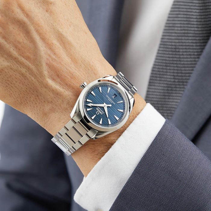 Omega Seamaster Aqua Terra 150M Mens Blue Dial 38mm Automatic Co-Axial Mens Watch O22010382003001 - Image 5