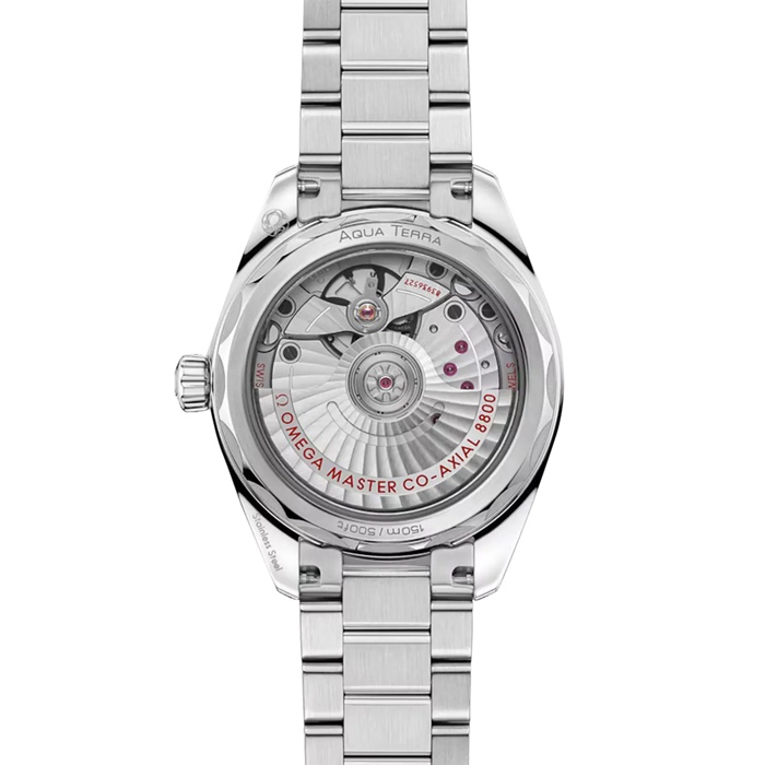Omega Seamaster Aqua Terra 150m Co-Axial Master Chronometer 34mm Ladies Watch Blue O22010342003002 - Image 2