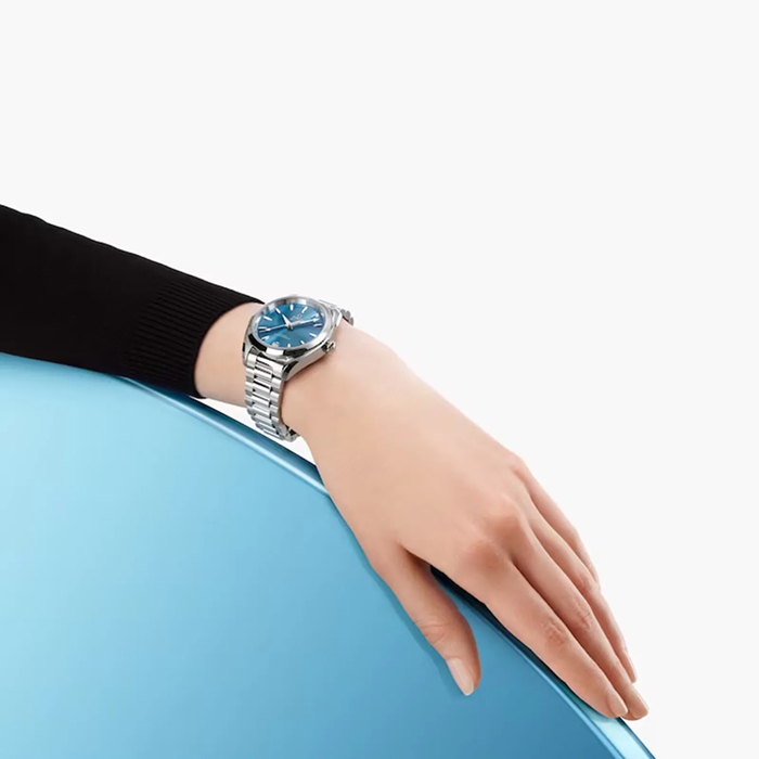 Omega Seamaster Aqua Terra 150m Co-Axial Master Chronometer 34mm Ladies Watch Blue O22010342003002 - Image 3