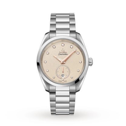 Omega Seamaster Aqua Terra Seamaster Steel Chronometer 38mm Ladies Watch O22010382059001