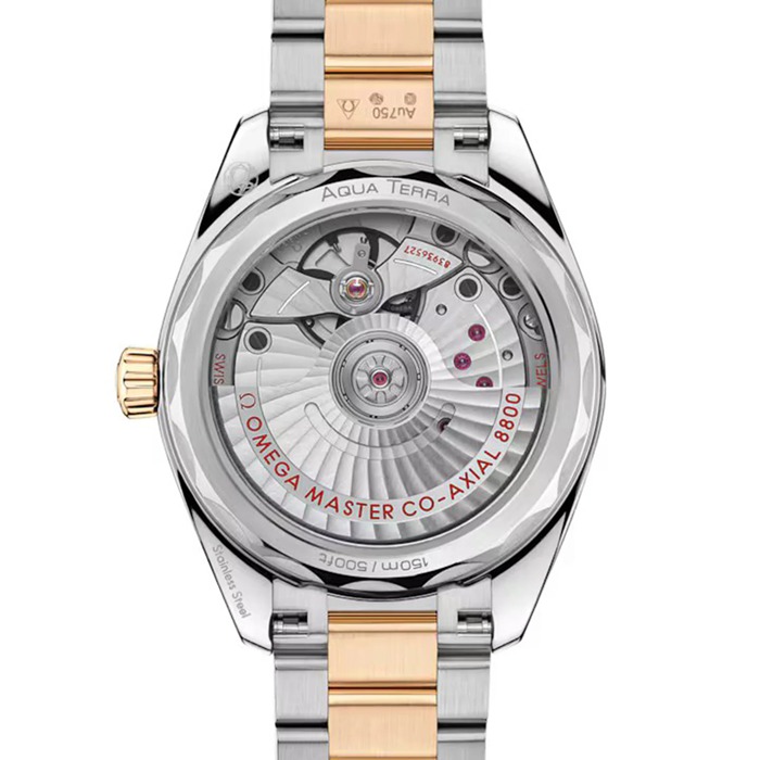 Omega Seamaster Aqua Terra Shades 34 Mm Steel ‑ Moonshine™ Gold on Steel ‑ Moonshine™ Gold O22020342008001 - Image 2