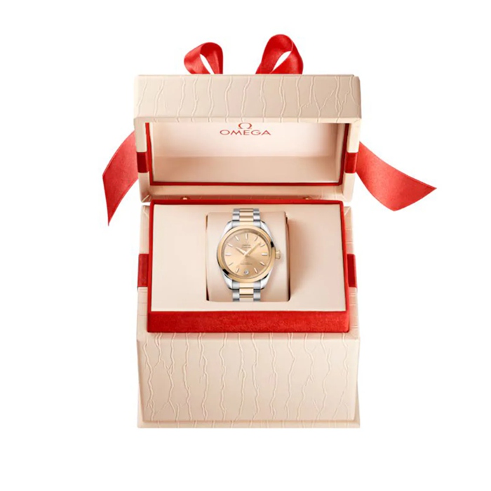 Omega Seamaster Aqua Terra Shades 34 Mm Steel ‑ Moonshine™ Gold on Steel ‑ Moonshine™ Gold O22020342008001 - Image 3