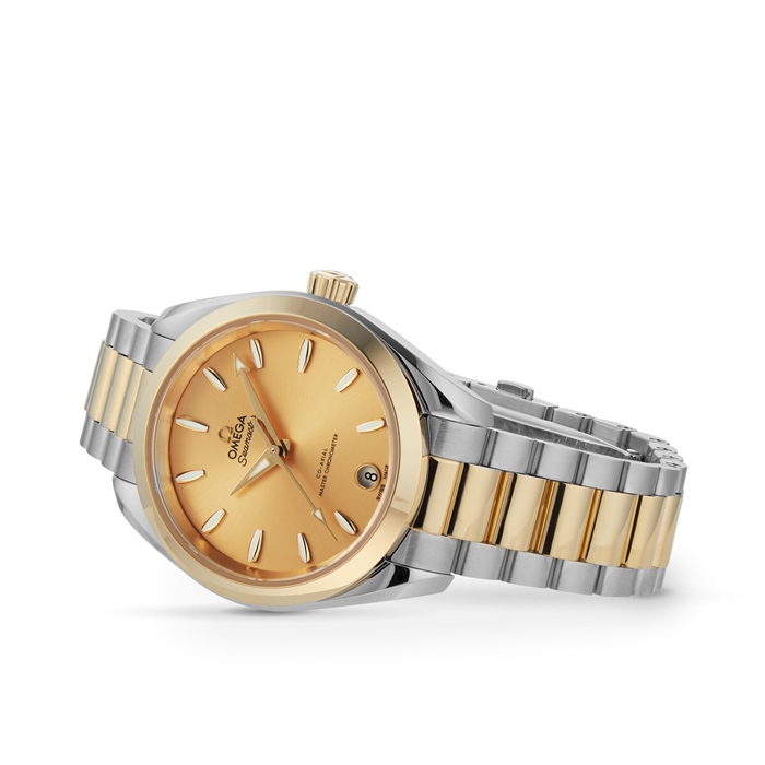 Omega Seamaster Aqua Terra Shades 34 Mm Steel ‑ Moonshine™ Gold on Steel ‑ Moonshine™ Gold O22020342008001 - Image 5