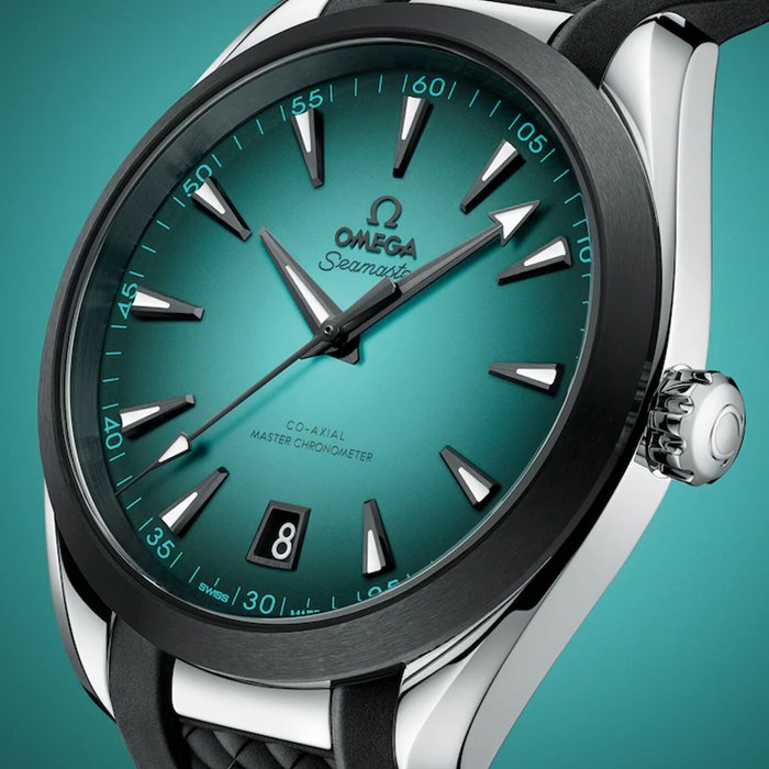 Omega Seamaster Aquaterra 150M 41mm Mens Watch Turquoise O22032412103001 - Image 5