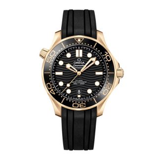 Omega Seamaster Diver 300 Automatic 42mm Mens Watch Yellow Gold O21062422001003