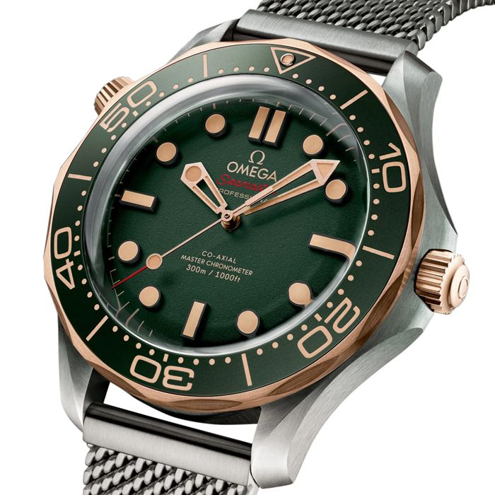 Omega Seamaster Diver 300M 42mm Titanium Mens Green Watch O21090422010001 - Image 2