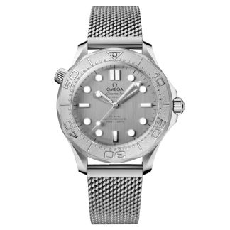 Omega Seamaster Diver 300M Grey Dial 42mm Automatic Mens Watch O21030422006002