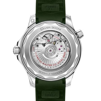 Omega Seamaster Diver 300m Co-Axial Master Chronometer 42mm Mens Watch Green O21032422010001 - Image 2