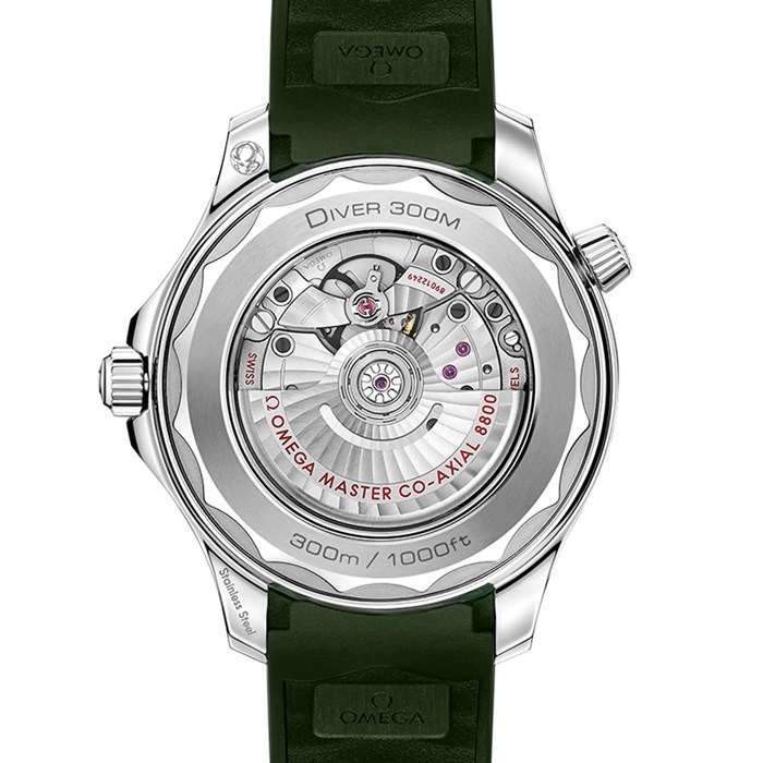 Omega Seamaster Diver 300m Co-Axial Master Chronometer 42mm Mens Watch Green O21032422010001 - Image 2