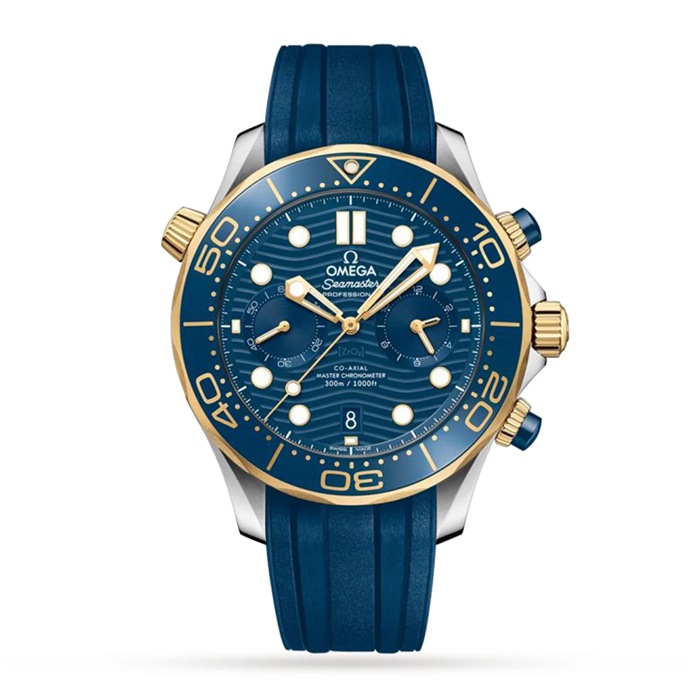 Omega Seamaster Diver Co-Axial Chronograph 44mm Mens Watch O21022445103001