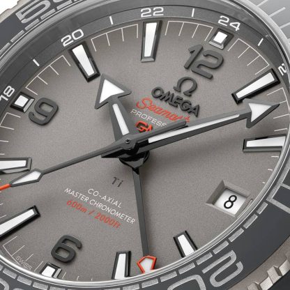 Omega Seamaster Planet Ocean 600M Co-Axial Master Chronometer GMT 45.5mm Mens Watch Grey O21592462299002 - Image 5