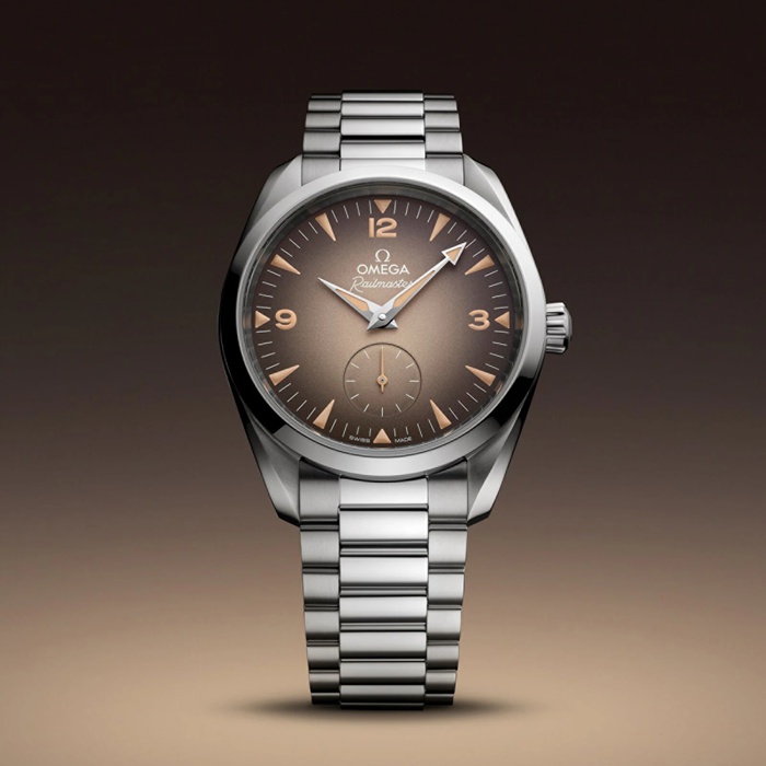 Omega Seamaster Railmaster 38mm Mens Watch Brown O23510382013001 - Image 4