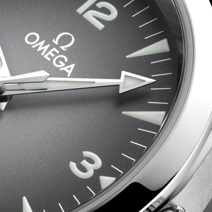 Omega Seamaster Railmaster 38mm Mens Watch Grey Leather O23512382006001 - Image 3