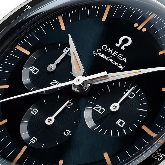 Omega Speedmaster Anniversary Series 40mm Mens Watch Blue -Brown Leather Strap O31032405006002 - Image 3